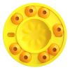 Dog Puzzle Toys Slow Feeder Interactive Increase Puppy IQ Food Dispenser Slowly Eating NonSlip Bowl Pet Cat Dogs Training Game - Yellow