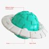 Dog Toy Sound Molar Decompression Dall Training Interactive Flying Saucer Dog Toothbrush Medium and Large Dog Pet Supplies - Green
