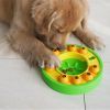 Dog Puzzle Toys Slow Feeder Interactive Increase Puppy IQ Food Dispenser Slowly Eating NonSlip Bowl Pet Cat Dogs Training Game - Yellow