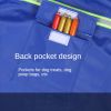 Pet raincoat for large and small dog; 4XL -PU waterproof big dog raincoat; outdoor reflective dog raincoat - orange
